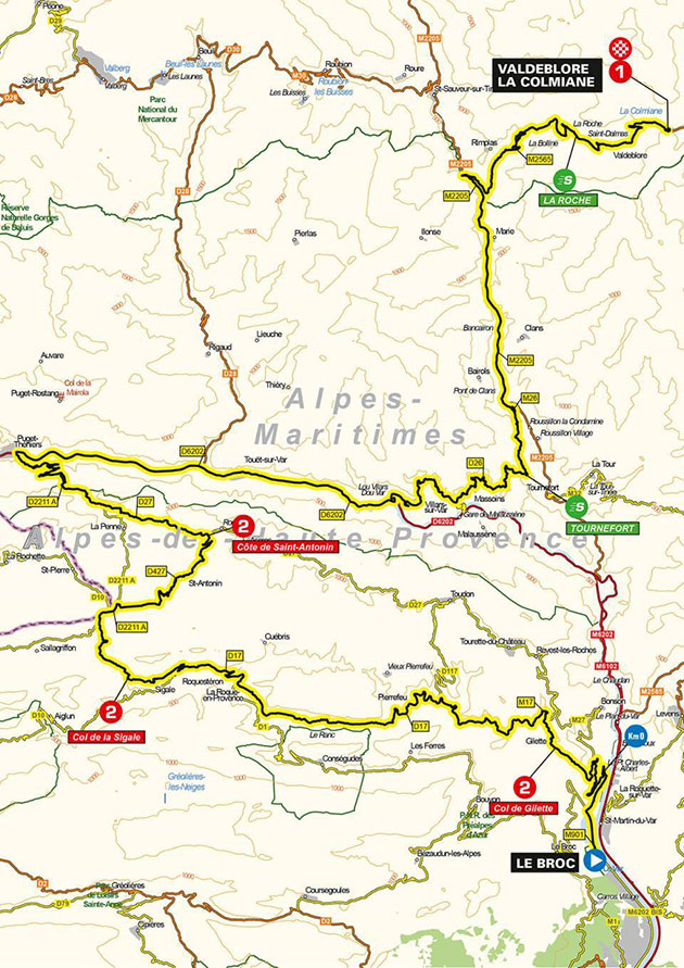 Stage 7 map